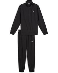 PUMA Skinny Fit Tracksuit Set in Black for Men Lyst UK