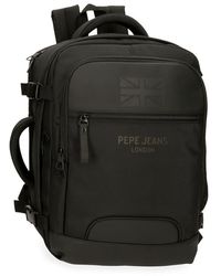 Pepe Jeans - Bromley Sac à Dos de Cabine pour Ordinateur Portable 15,6 Pouces Noir 25 x 40 x 17 cm Polyester 17 L by Joumma Bags - Lyst