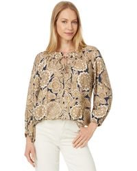 Tommy Hilfiger - Chemisier à manches longues et col à volants pour femme - Lyst