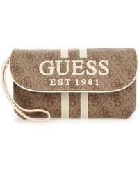 Guess - Mildred Cosmetic Bag Latte - Lyst