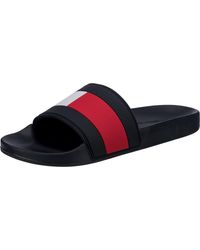 Tommy Hilfiger Essential Corporate Pool Slide Blau Badeschuhe 43 EU für  Herren | Lyst DE