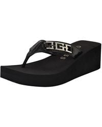 Guess - Elowen Wedge Sandal - Lyst
