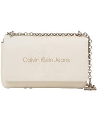 Calvin Klein - Sculpted Ew Flap W/chain25 Mono - Lyst