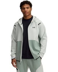 Under Armour - Unstoppable Fleece Full-Zip Hoodie Hydro Silica - Lyst
