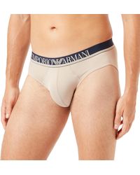Emporio Armani - Underwear Brief Essential Microfiber - Lyst