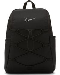 Nike - Cv0067-010 W Nk One Bkpk Sports Backpack Black/black/white Size 1size - Lyst