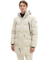 Tom Tailor - 1037357 Recycled Down Puffer-Parka mit Abnehmbarer Kapuze - Lyst