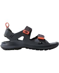 The North Face - Hedgehog Iii Sandals Asphalt Grey/orange - Lyst