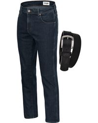 Wrangler - Texas Stretch Jeans Regular Fit inkl. Gürtel - Lyst