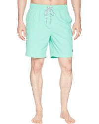 Nautica - Solid Quick Dry Classic Logo Swim Trunk Badehose - Lyst