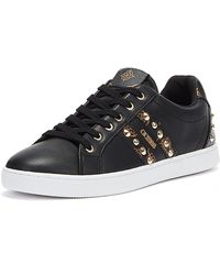 Guess - Rassta S Black/brown Ochre Trainers-uk 3 / Eu 36 - Lyst