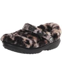 Crocs™ - Classic Fur Sure Clog | Fuzzy Slippers - Lyst