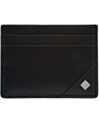 GANT - Leather S Card Holder One Size Black - Lyst