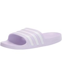 adilette aqua slides pink