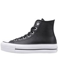 Converse - Chuck Taylor Platform Clean Leather - Lyst