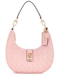 Guess - Regilla Mini Donna Bags And Wallets Rosa One Size - Lyst