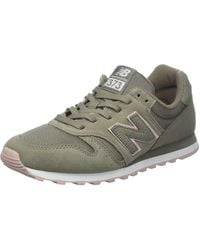New Balance 373, Baskets , Beige (Military Urban Green/Conch Shell MMS), 44 EU - Vert