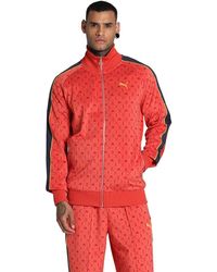 PUMA - Road to Unity T7 Trainingsjacke L Red Fire AOP - Lyst