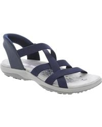 Skechers - Reggae Slim – Stretch Flex Hands Free Slip-ins Sandals, Marineblau, 37 EU - Lyst