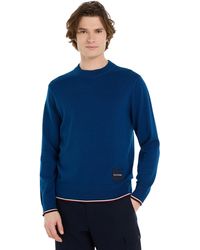 Tommy Hilfiger - Pull Tipped Crew Neck Pull en Maille - Lyst