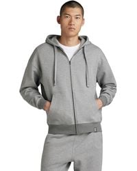 G-Star - G-Star para Hombre Sudadera Essential Loose Zip Thru Hooded - Lyst