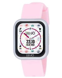 Liu Jo - Liu Jo Orologio Donna Smartwatch Voice Mini Silver Cinturino Rosa - Lyst