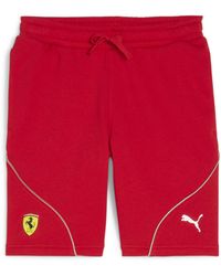 PUMA - Jugendliche Scuderia Ferrari Race Motorsport Shorts 140Rosso Corsa Red - Lyst