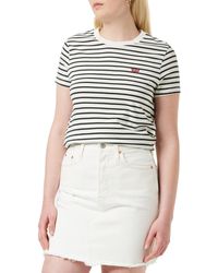 Levi's - High Rise Decon Iconic Boyfriend Skirt Pearly White - Lyst