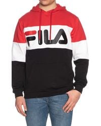 Felpa con cappuccio fila uomo sale