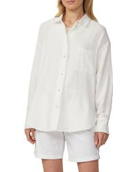 S.oliver - Oversized Bluse aus Musselin - Lyst