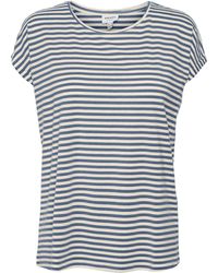 Vero Moda - VMAVA Plain SS TOP Stripe GA JRS NOOS T-Shirt - Lyst