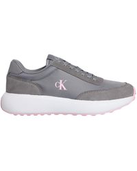 Calvin Klein - Athle Runner Nylon Mix Nw Logo Yw0yw01848 Low Top - Lyst