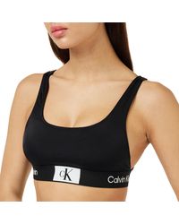 Calvin Klein - Bikini Oberteil Bralette ohne Bügel - Lyst