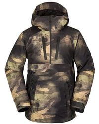Volcom - Brighton Pullover Anarok Hooded Snowboard Jacket - Lyst