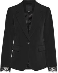 Vero Moda - Vmlulu LS Fitted Lace Detail Blazer - Lyst