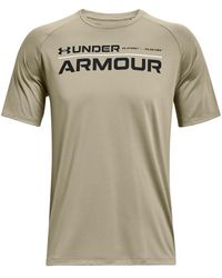 Under Armour - Tech Wordmark Short-sleeve T-shirt - Lyst