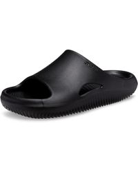 Crocs™ - Mellow Recovery Slide Black Size 5 Uk / 6 Uk - Lyst