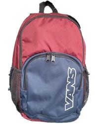 Vans - Alumni Pack 4 Backpack Burgundy Blue Pockets University School Bag Casual Travel Laptop - Lyst
