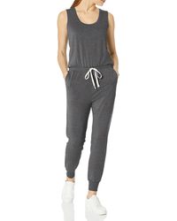 Studio Terry Fleece Jumpsuit Athletic-Pants di Amazon Essentials in Blu Donna Abbigliamento da Pagliaccetti e tute intere da Pagliaccetti e tute intere 46% di sconto 