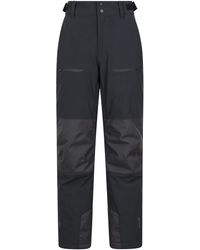 Mountain Warehouse - Waterproof 10,000mm & Breathable Trousers With Taped Seams & Recco® Reflectors - Best For Skiing & Winter Sports Black - Lyst