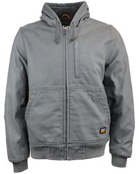 Timberland - Gritman Lined Canvas Hooded Jacket Outdoors Equipment - Lyst
