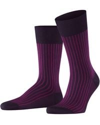 FALKE - Oxford Stripe M So Cotton Patterned 1 Pair Socks - Lyst