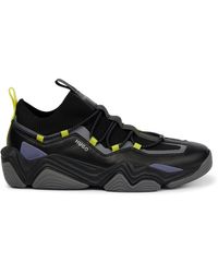 HUGO - Quake_Slon_kn Slip On Sneakers Black1 45 - Lyst