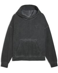 PUMA - Washed Out Graphic Boxy Hoodie - Lyst
