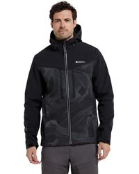 Mountain Warehouse - Illuminate Ii Mens Softshell Jacket - Isodry, Water-resistant & Windproof Coat With Reflective Details - For - Lyst