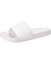 Tommy Hilfiger - Badeschuhe Pool Slide mit Monogramm-Muster - Lyst
