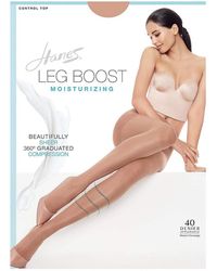 Hanes - Leg Boost Moisturizing Sockshosiery - Lyst