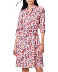 NIC+ZOE - Nic+zoe Coral Waves Live In Shirt Dress - Lyst
