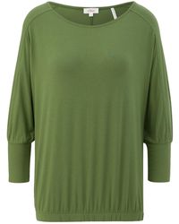 S.oliver - T-Shirt 3/4 Arm Green - Lyst