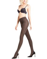 Falke Strumpfhosen Softmerino - Merinowoll-/Baumwollmischung, 1 Paar, Braun (Dark Brown 5239), Größe: L